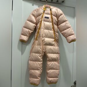 Patagonia Light Pink Infant Snowsuit